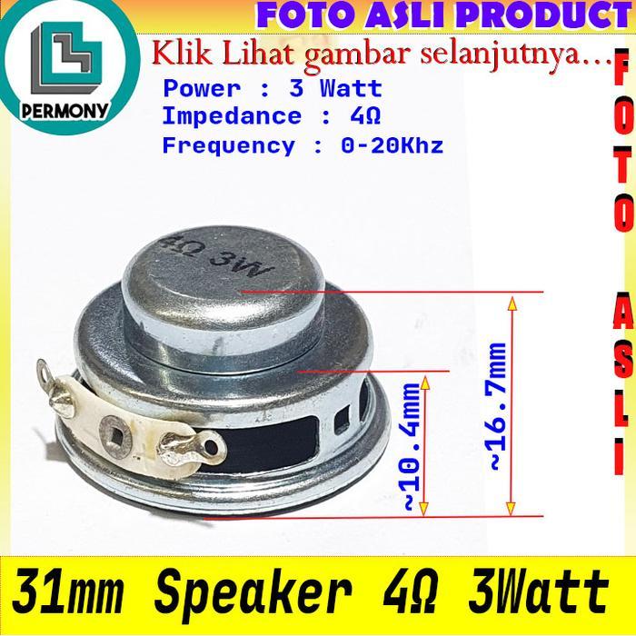 SPEAKER 4 OHM 3W 5W SEPIKER 3 5 WATT 4OHM