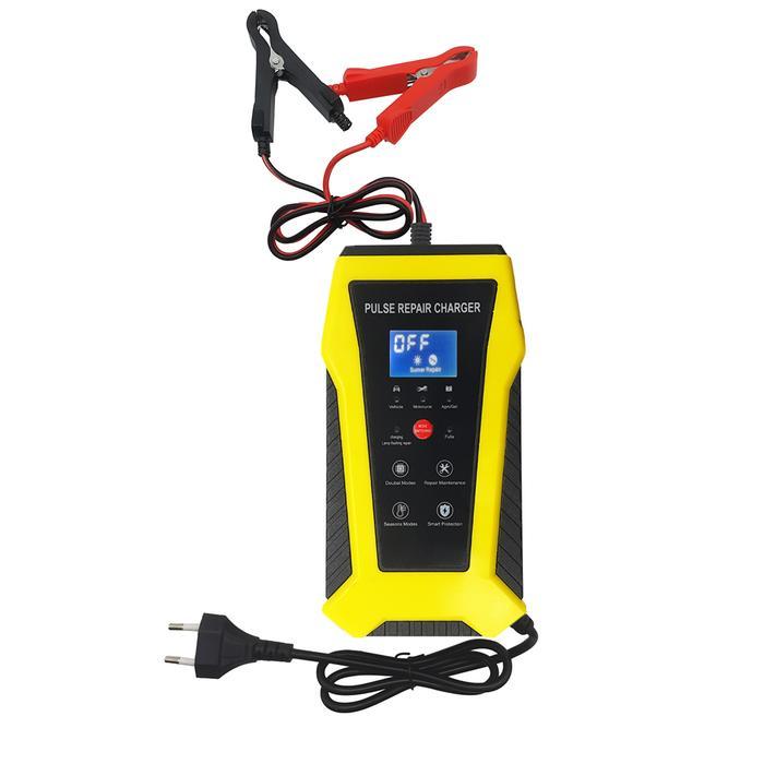 NEW Charger Aki Portable Garansi 1 Tahun 5A, 6A, 8A /12v Mobil dan Motor / Otomatis Charger Accu /
