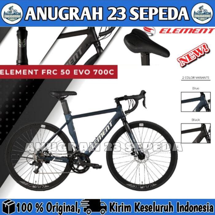 Sepeda Balap Roadbike FRC 50 EVO 700C By Element - Blue , Size 48 - Blue, Size 48
