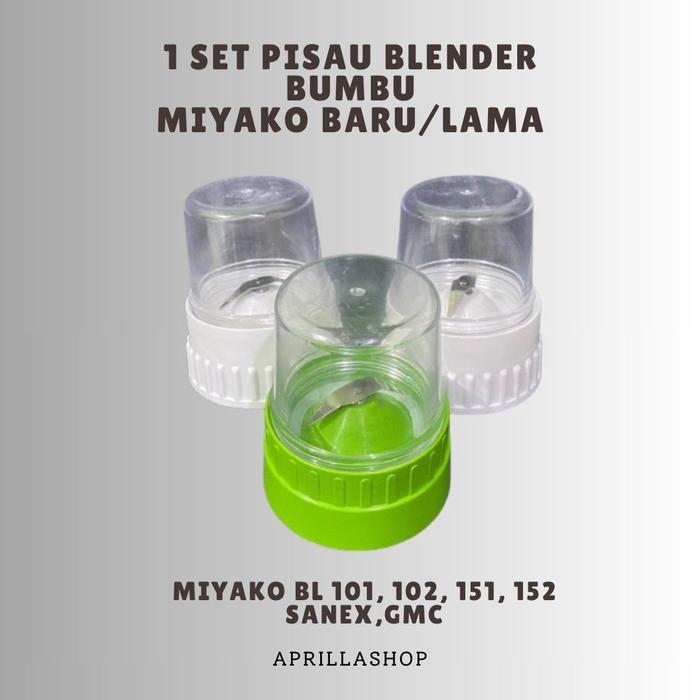 Mitochiba Kitchen - 1 Set Pisau Blender Bumbu Baru / Lama / Mounting Mill National SANEX GMC /