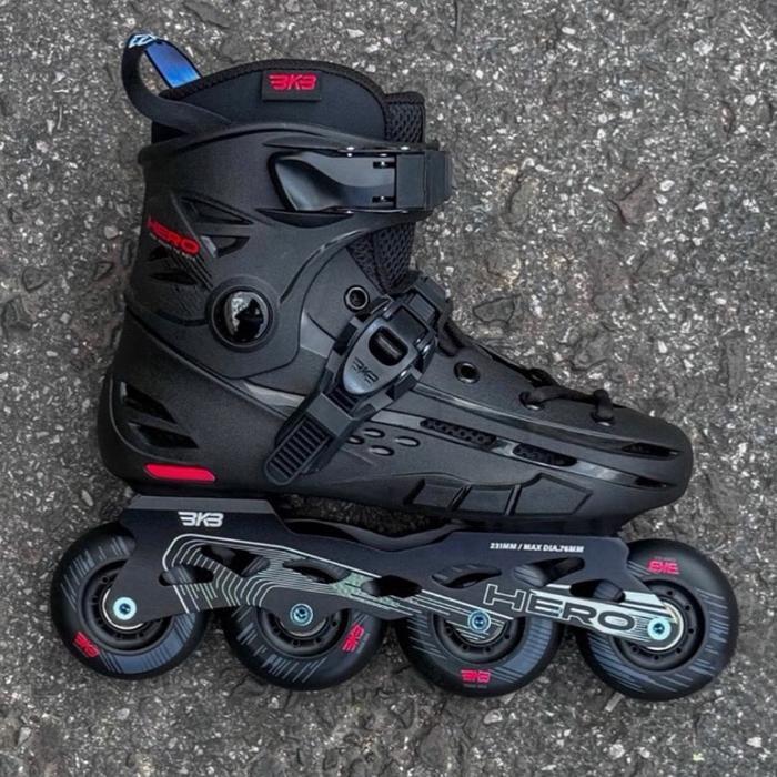 sepatu roda bkb b6 hero black