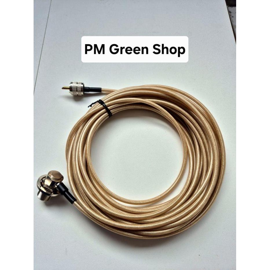 Kabel teflon antena ht luar 15 meter RG 58