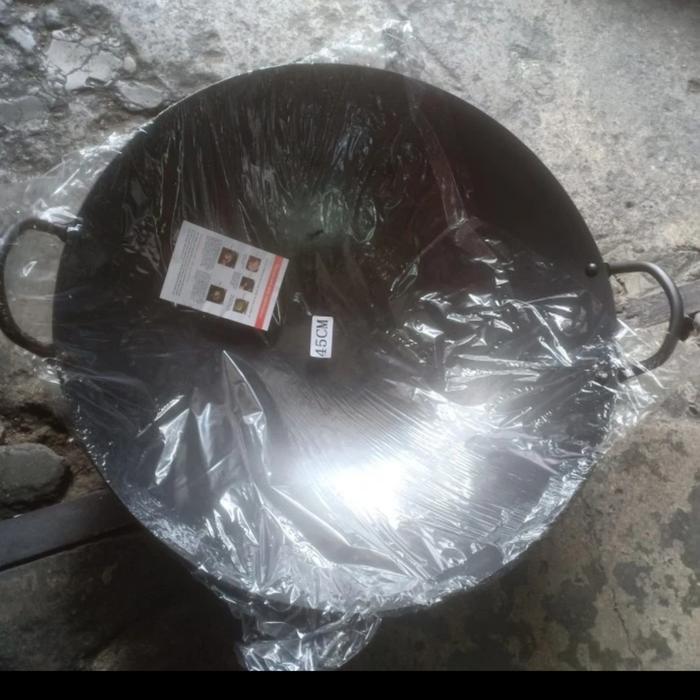 KUALI PLAT BAJA PUTIH NO 45CM
