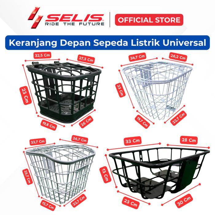 HARGA DISKON SELIS - Keranjang Depan Sepeda Motor listrik Universal ( Basket )