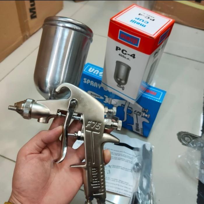 SPRAY GUN MEIJI F75 TABUNG ATAS SPET CAT MEIJI F 75 TABUNG ATAS