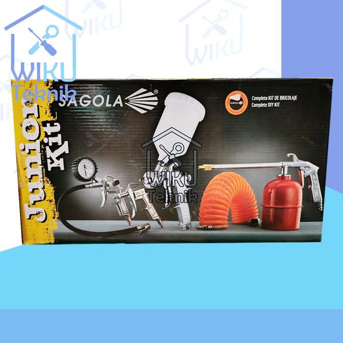 SPRAY GUN TABUNG ATAS HVLP SAGOLA JUNIOR G SEMPROT CAT