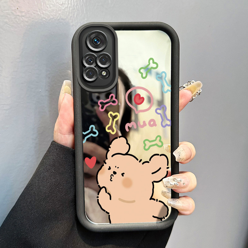 Casing Hp Xiaomi Redmi Note 11 Redmi Note 11s Redmi Note 11 Pro 5G Case Casing Couple Bear Lucu Roma