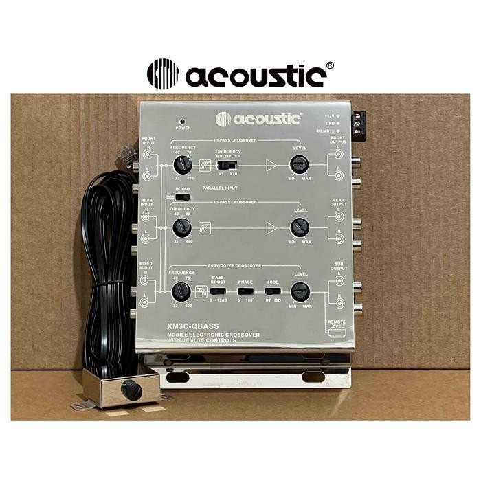 E-Katalog- Acoustic Crossover Aktif 3-Way Plus Remote Control Set Grab/Gosend