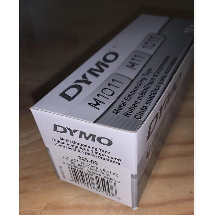 Paling Berkualitas Pita Dymo Rhino Labeller M1011 1011 M11 Stainless Tape, Per Biji Terlariss 