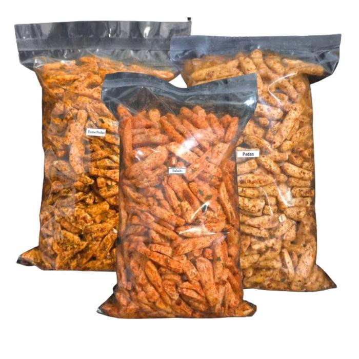 

BASRENG PEDAS DAUN JERUK 1 KG / ORIGINAL GURIH DAUN JERUK