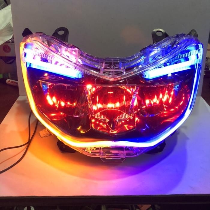 Reflektor Sepaket Alis Sein Running+Devil Lampu Nmax Old
