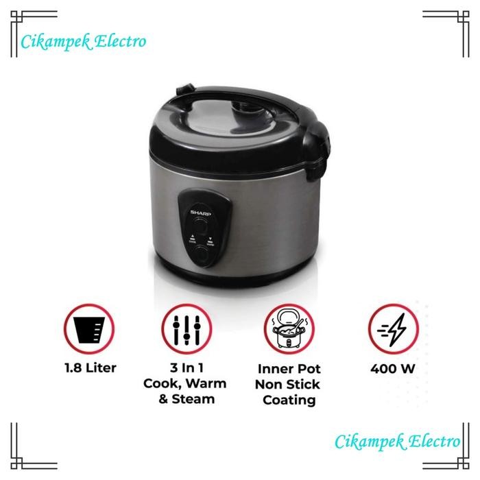 Magic Com Sharp Ksn 18 Mg Sl / Ksn 18 Mg Rd ( 1,8 Liter )