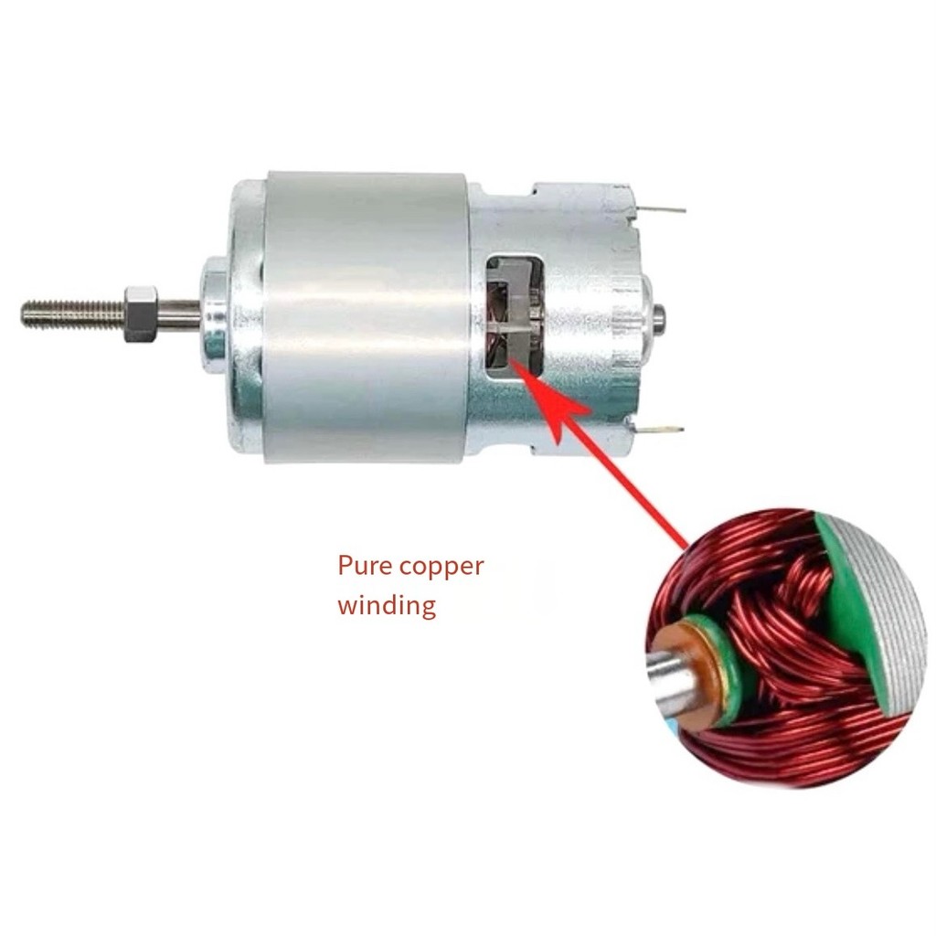 Electric Lawn Mower Dc Motor 12V 21V 24V 36V 42V 48V Universal 775 755 Dc Motor