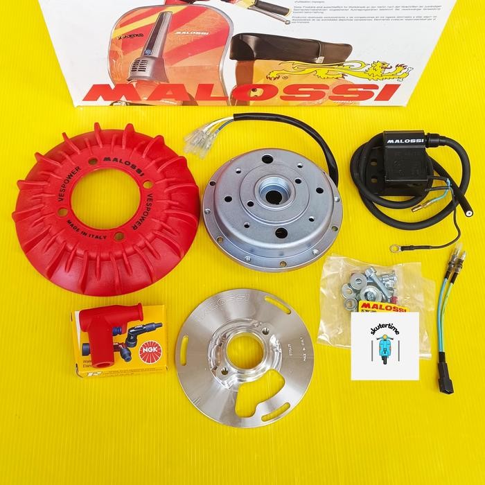 PENGAPIAN SET MALOSSI VESPOWER UNTUK VESPA LARGEFRAME PX EXCEL SPRINT