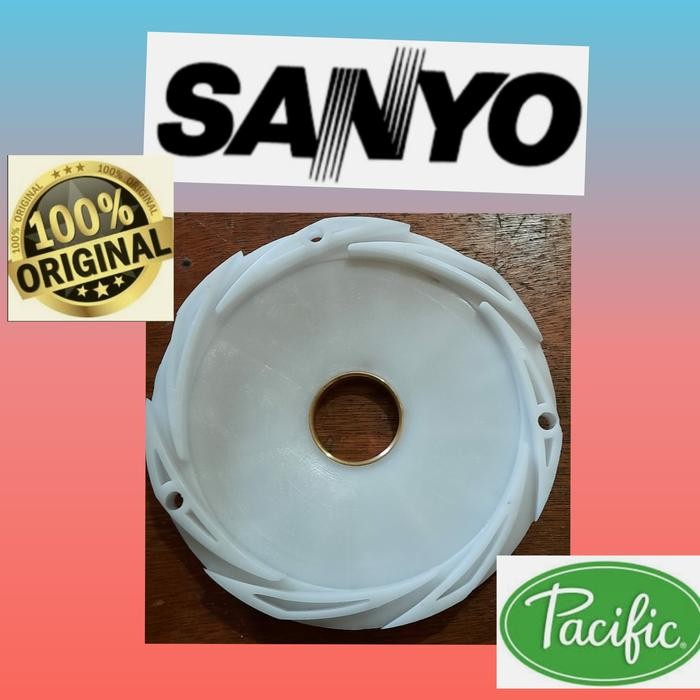 TUTUP KIPAS HISAP SANYO PDH 250 B DIFFUSER POMPA AIR JET PUMP IMPELLER
