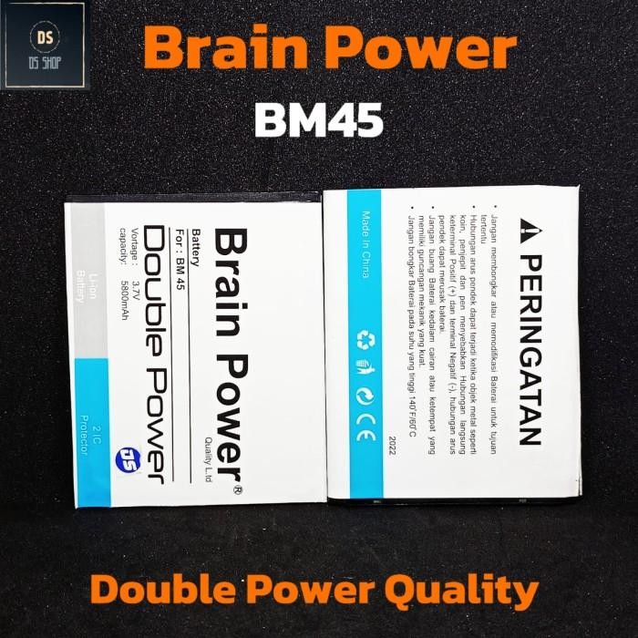 Baterai Batre Battery BM45 Brain Power Xiaomi Redmi Note 2