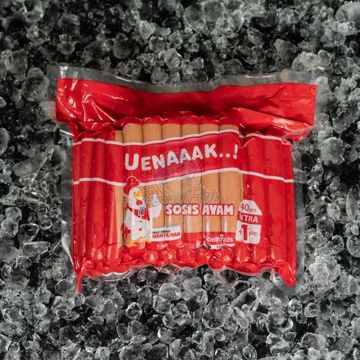 

Pilihan- Belfoods Uenak Sosis Ayam 1 Kg 30S