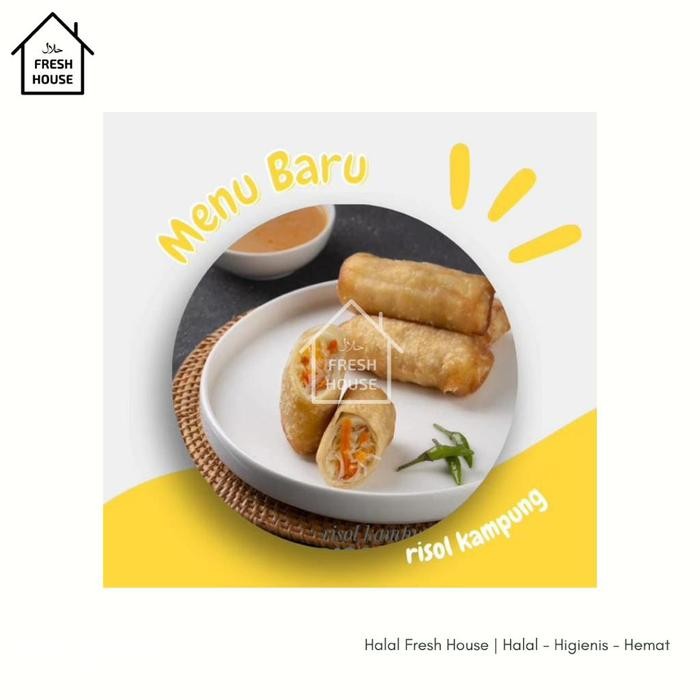 

Pilihan- Risol Kampung Isi Bihun + Sambal Kacang Risoles Frozen Risollaku 10Pcs