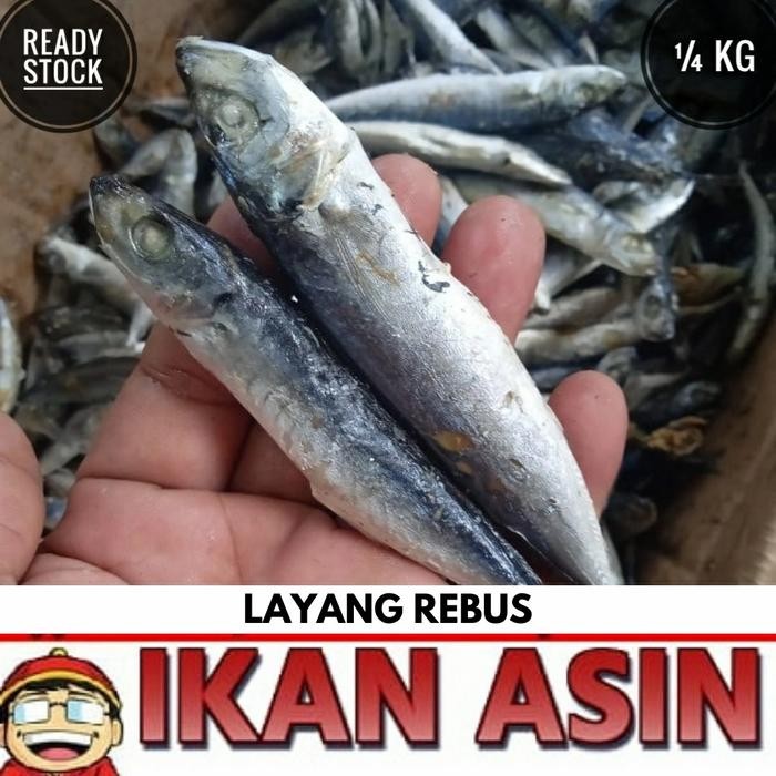 

Pilihan- Ikan Asin Cue / Layang Rebus 250 Gr