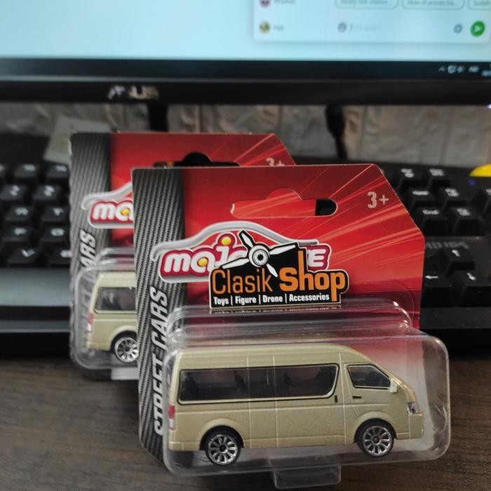 Majorette Street Cars Toyota Hiace Gold Terbatas