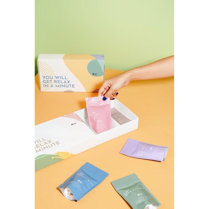 Lv / Montee Salt Gift Box Set / Bath Salt Spa Set / Garam Menipedi Box