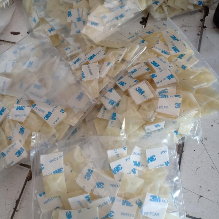 Tie Mount 3M 25X25 / Self Adhesive Tie Mount