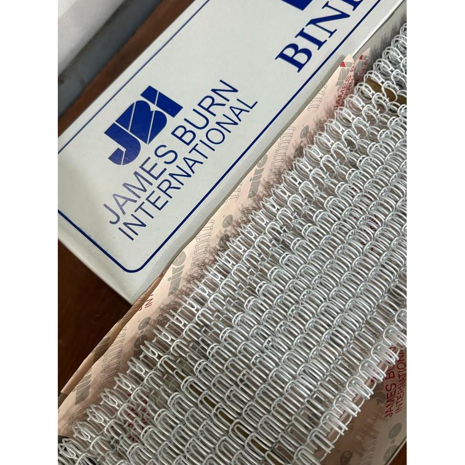 

KAWAT SPIRAL 3/8" - (3:1, A4) 250 BATANG - SPIRAL KAWAT - WIRE BIND