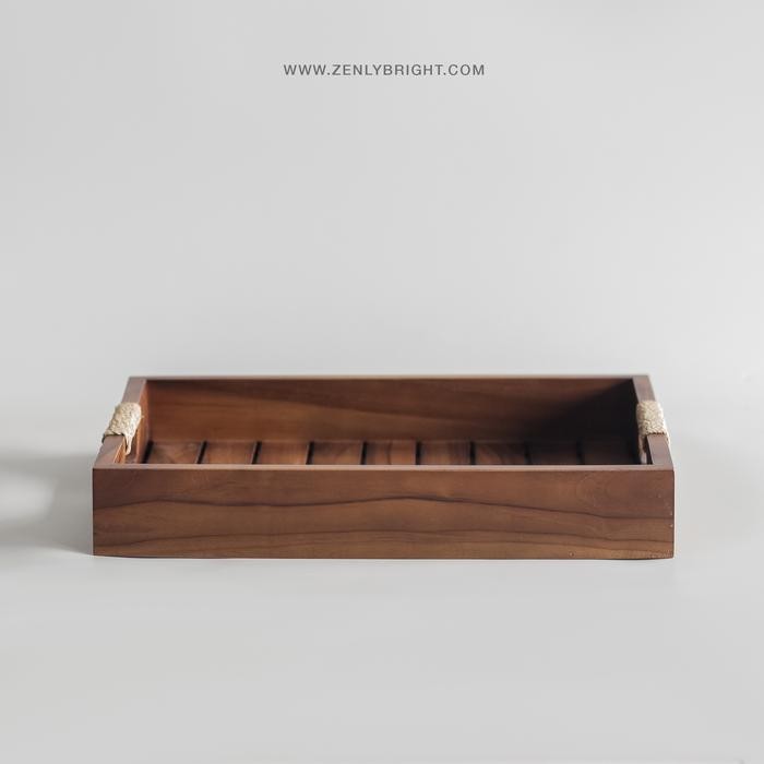 Nampan Kayu Kotak Nampan Hotel Nampan Saji wooden tray rectangular