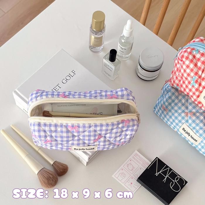 

MOOD JOLLY POUCH MAKE UP / KOTAK PENSIL MULTIFUNGSI TRAVEL ORGANIZER WANITA LUCU