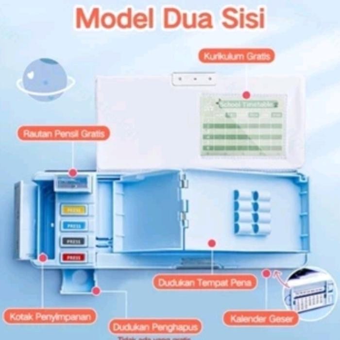 

TEMPAT PENSIL 6 TOMBOL KARAKTER /KOTAK PENSIL TOMBOL MULTIFUNGSI