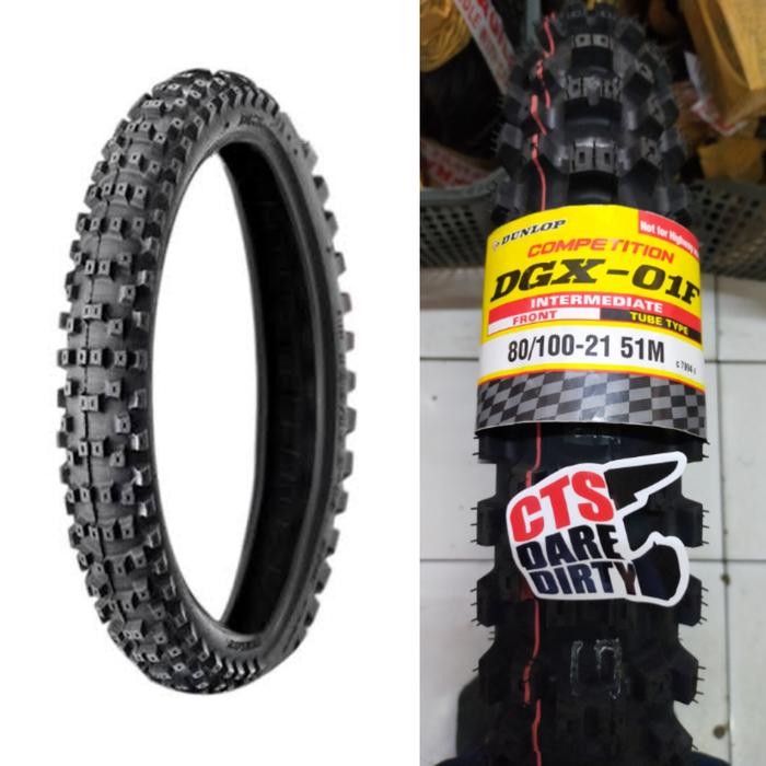 Ban Trail Dunlop Dgx01 Dgx 01 21-80/100 Competition