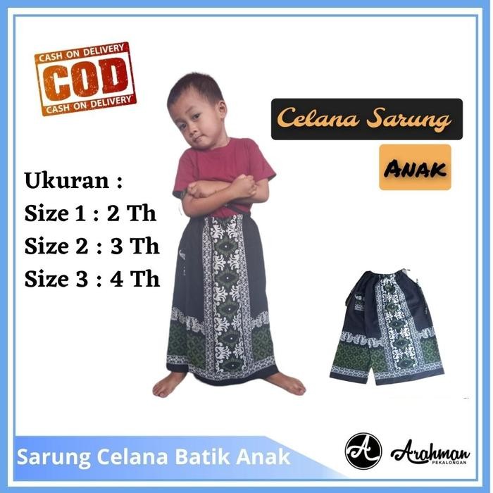 ORIGINAL Sarung Celana Batik Anak Balita (2 - 4 Tahun) READY STOCK