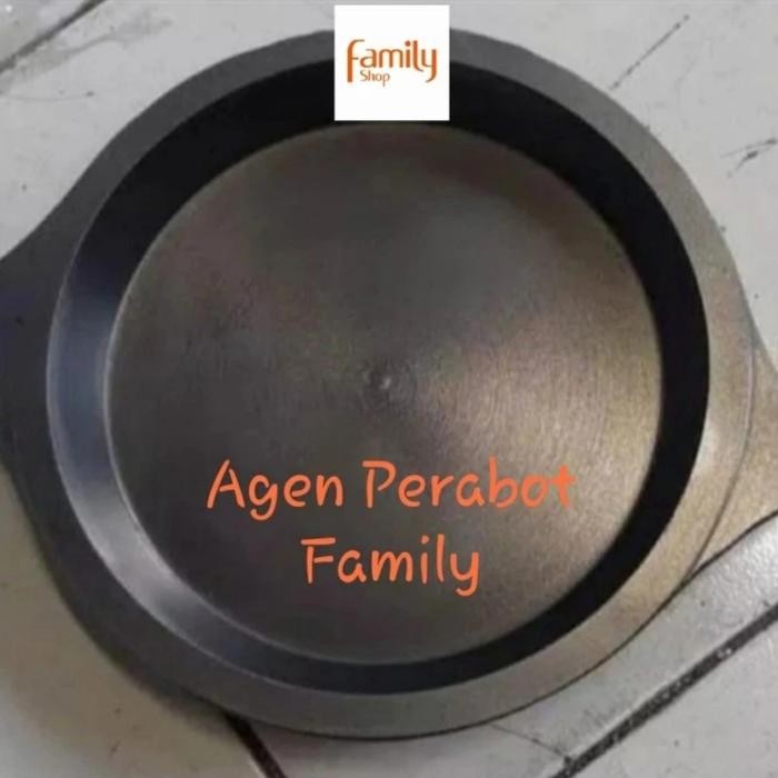 CETAKAN LOYANG MASAK MARTABAK MANIS BANGKA 28 CM BESI COR BAJA TEBAL Hitam Kelapa