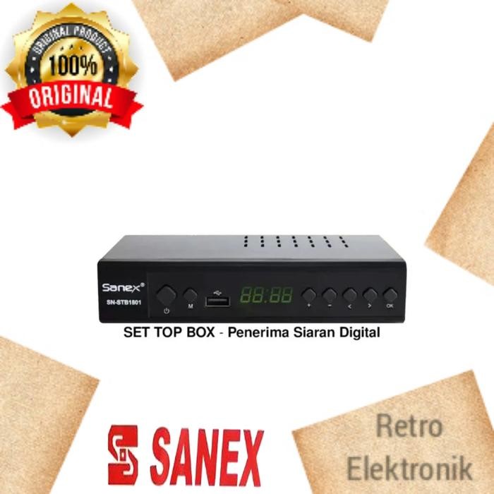 Terlaris STB TV Sanex Setup Box Digital / Penerima Siaran Digital SALE