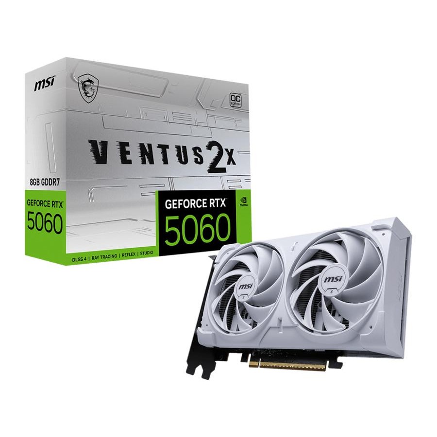 MSI GeForce RTX 5060 8GB GDDR7 - Ventus 2X OC White [XVGA-299]
