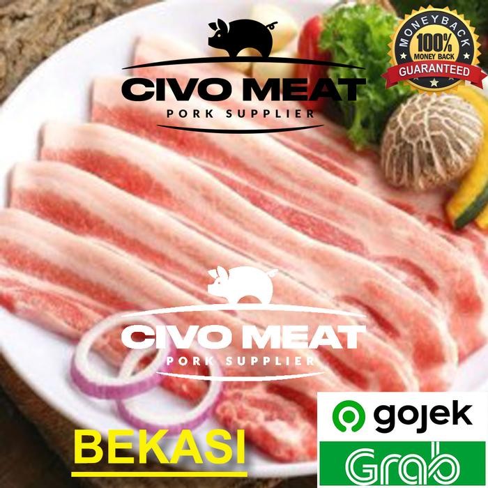 

Pilihan- Samgyeopsal Import Samcan Pork Belly Import Slice 500Gr