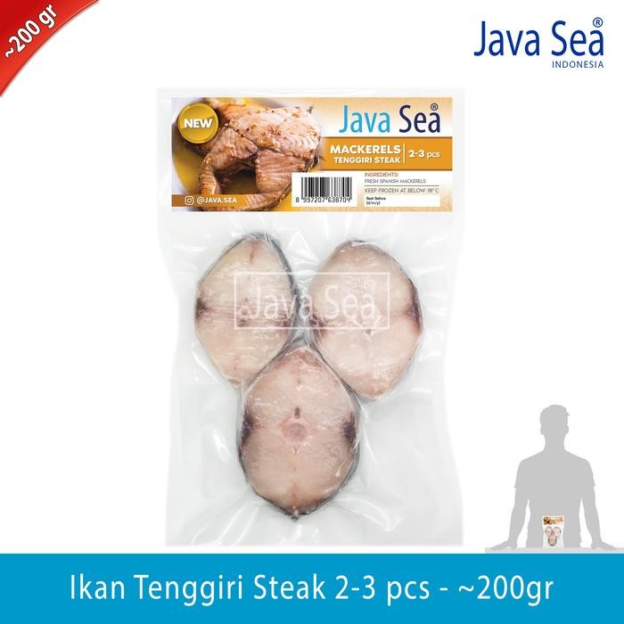 

Pilihan- Ikan Tenggiri Steak 3 Pcs Per Pack ~180Gr Java Sea