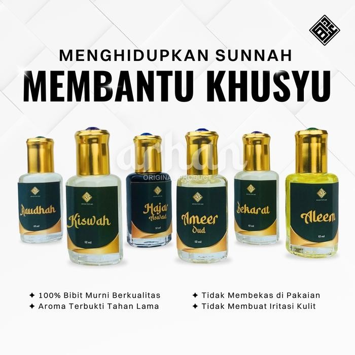 ARHAN Paket Parfum Haramain Series 12 ml 6 Aroma