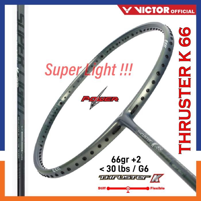 Raket Badminton VICTOR Thruster K 66 / TK-66 G / TK 66 G
