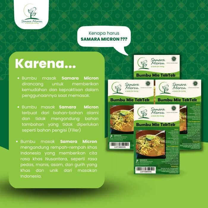 

Bumbu Tek Tek Samara Micron