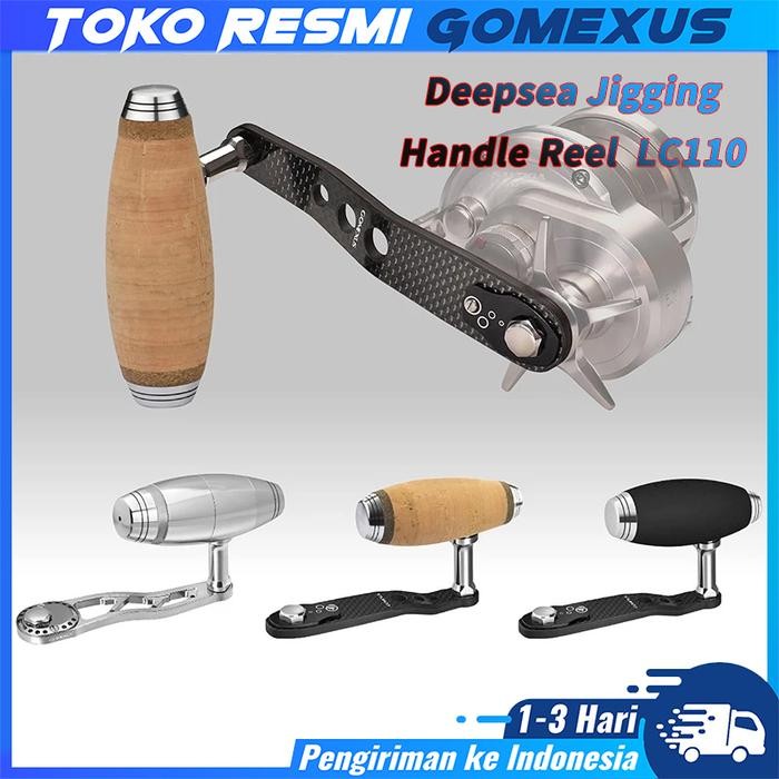 Gomexus Lc Handle Reel Bc Heavy Duty Dan Big Game Serat Karbon 110Mm Tahan Korosi Lebih Mudah