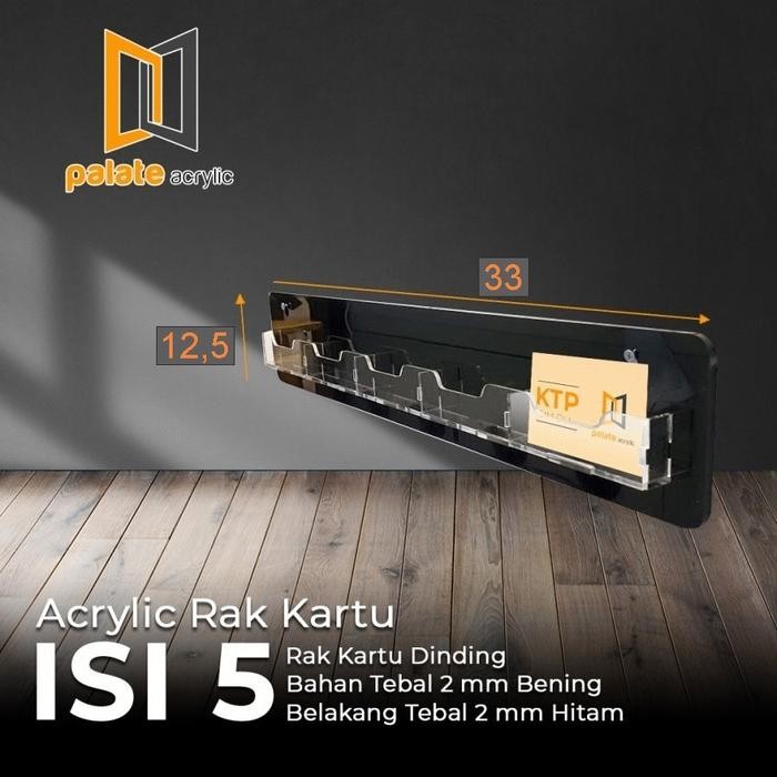 

Akrilik Tempat Kartu / Akrilik Tempat Ktp Isi 5
