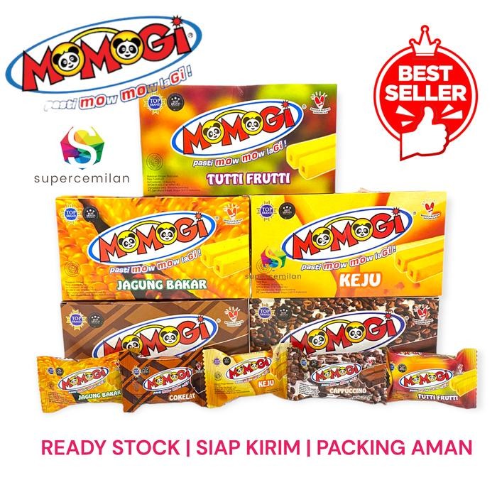 

New Momogi Box Isi 20 Pcs Keju / Cokelat / Jagung Bakar / DLL
