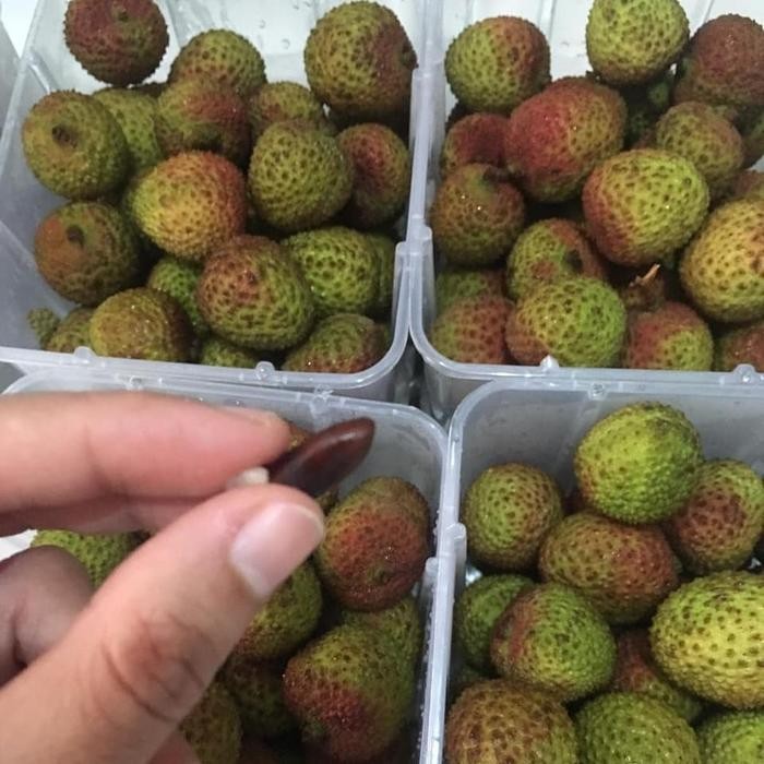Pilihan- Buah Leci Madu Manis Segar Kiloan Bogor