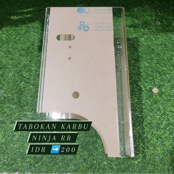 TABOKAN NINJA RR/ PENUTUP KARBU RATOR, KAWASAKI NINJA 150 RR ORIGINAL QUALITY