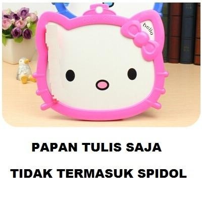 

OJ Papan Tulis White Board + Spidol Penghapus Marker Eraser Karakter Lucu Unyu Kepala Hello Kitty
