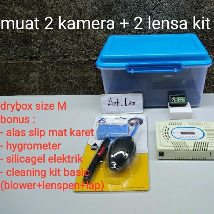 Pilihan- Drybox Dry Box Penyimpanan Lensa Kamera Canon Nikon Fujifilm Eos Sony