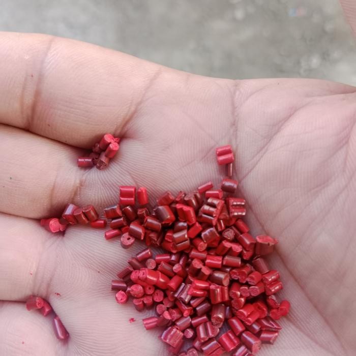RJ master batch pigmen pewarna merah biji plastik PE hd dan PP