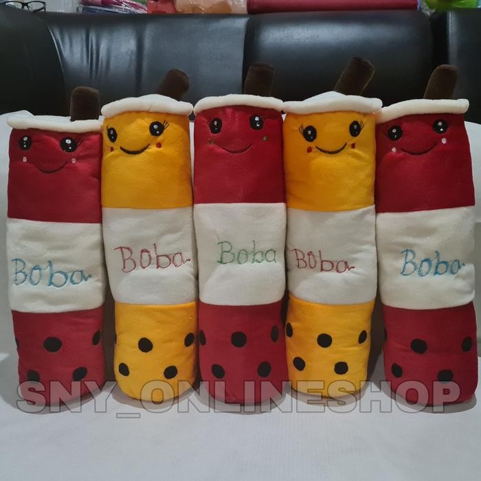 boneka guling boba / minuman boba / bantal guling boba 55cm [kualitas terbaik]