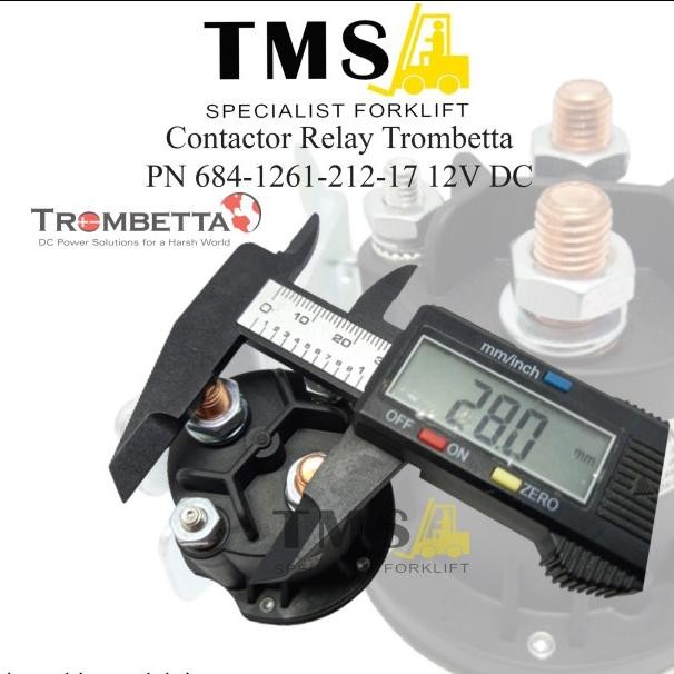 Kontaktor Contactor Relay Trombetta 684-1261-212-17 12V Dc Noblift Ep